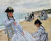 Monet, son musée. : Sur la plage à Trouville. 1870, © Musée Marmottan Monet, Paris, Bridgeman Giraudon - presse. ©  Service presse Rmn, Gérard Blot